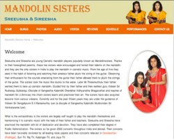 Mandolin Sisters - Web Design, Graphic Design, WordPress Theme